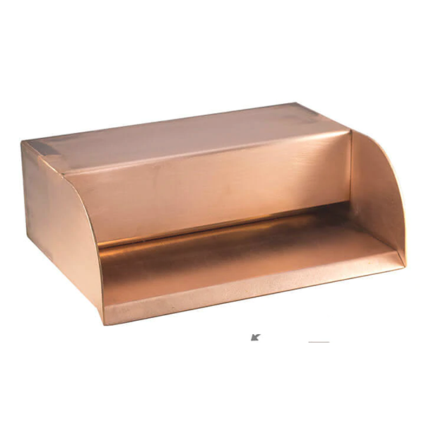 Atlas 12" CASCADING SCUPPER - COPPER