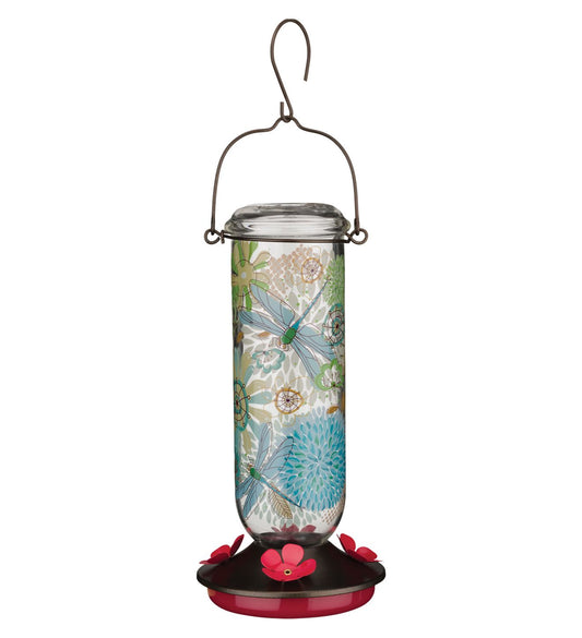 Scarlet Hummingbird Feeder - Dragonfly