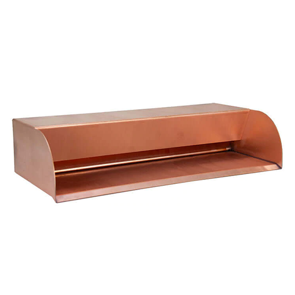 Atlas 18" CASCADING SCUPPER - COPPER