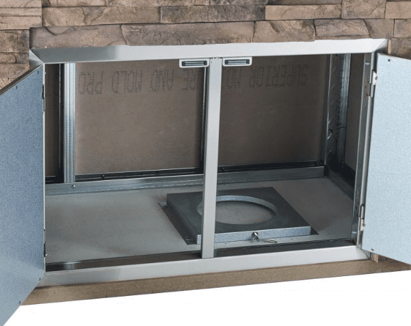 Outdoor Kitchen Liquid Propane Retention System