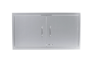 38″ stainless Steel Double Door with Reveal