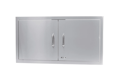 38″ stainless Steel Double Door with Reveal