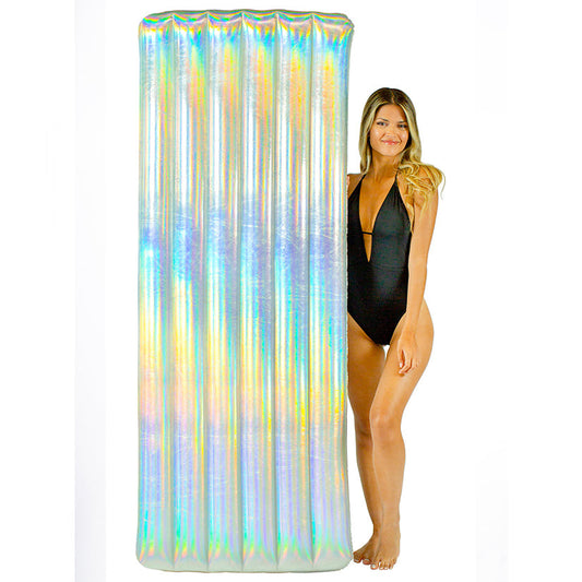 Holographic Deluxe Pool Raft