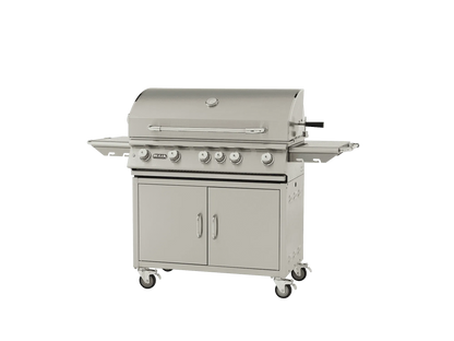 Brahma Cart – 5 Burner Stainless Steel Gas Barbecue NG