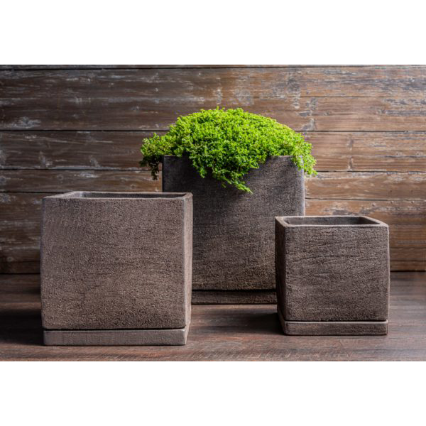 I/O Cube Planter – Peat – S/3