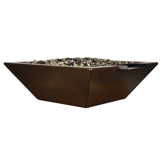 Geo Square Fire Water Bowl