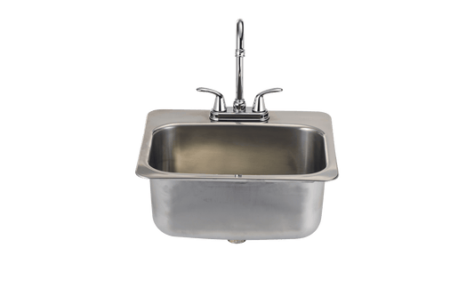 Large Stainless Steel Sink With Faucet