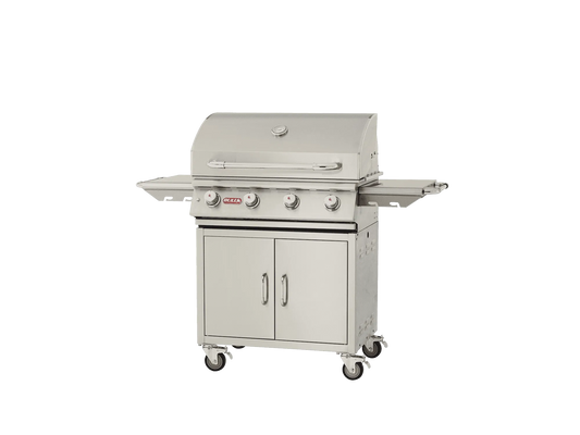 Lonestar Cart – 4 Burner Stainless Steel Gas Barbecue LP