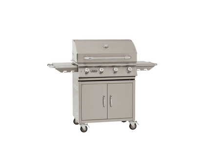 Lonestar Cart – 4 Burner Stainless Steel Gas Barbecue LP