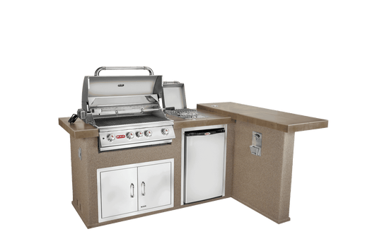 Luxury Q Outdoor L-Shaped Kitchen & Grill Quartzsite