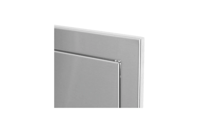 25″ Stainless Steel Double Door with Reveal