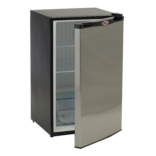 Bull 20-Inch 4.5 Cu. Ft. Compact Refrigerator With Recessed Handle - Stainless Steel - 11001