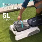 Aiper Surfer M1 cordless water skimmer top view|Aiper Surfer M1 solar panel detail|Aiper Surfer M1 skimming pool surface|Aiper Surfer M1 app control interface|Aiper Surfer M1 debris collection basket|Aiper Surfer M1 paddle wheel mechanism|Aiper Surfer M1 ultrasonic sensors|Aiper Surfer M1 DC charging adapter|Aiper Surfer M1 UV-resistant construction