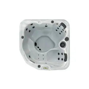 Garden Leisure GL630L 5-person hot tub overhead view|Garden Leisure GL630L hot tub side panel detail