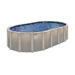 The Windsorfalls Oval 52" Above Ground Pool features a sleek, modern design suited for NY pool supplies.