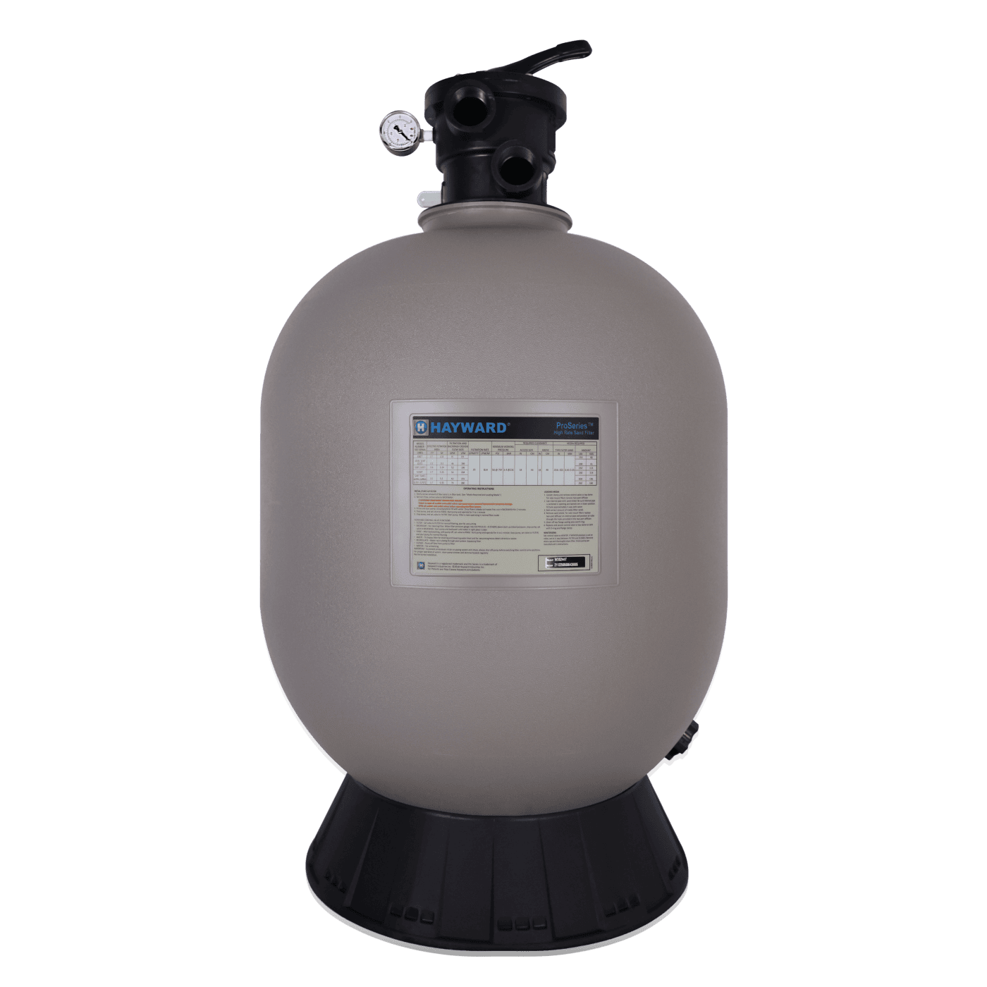 The ProSeries 24" Sand Filter W3S244T with VariFlo Valve is shown for pool supplies in Long Island.