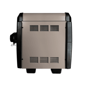 A beige and black rectangular pool pump with vented panels, commonly used for Long Island and Queens pools.
