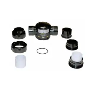 TruClear Housing (R0694000) with fittings and O-ring is displayed on a white background for pools.
