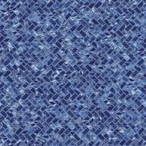 Mediterranean Mist blue mosaic tile displays varied blue shades, ideal for pool supplies in Long Island.