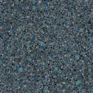 A close-up view of Midnight Opal’s speckled dark gray surface, perfect for Long Island pool projects.