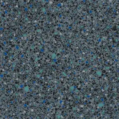 A close-up view of Midnight Opal’s speckled dark gray surface, perfect for Long Island pool projects.