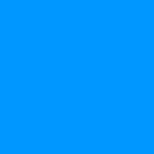 A sleek blue square evokes the style of NY pool supplies common on Long Island and in Queens.