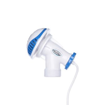 A white Carvin StarBright Color LED Pool Light with remote is displayed on a plain white background.